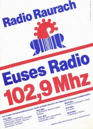 Euses Radio | Radio Raurach Plakat 102.9 Mhz